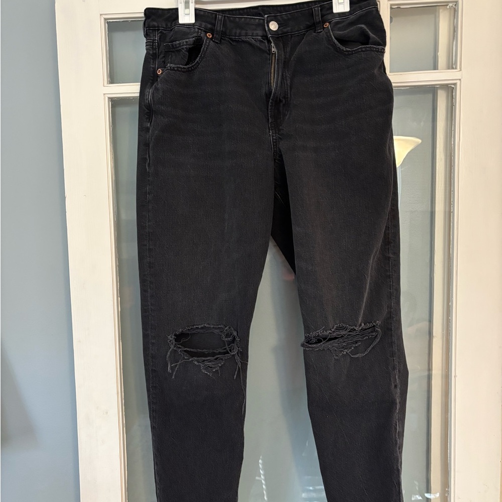 American Eagle Outfitters Black Ripped Men's Jeans